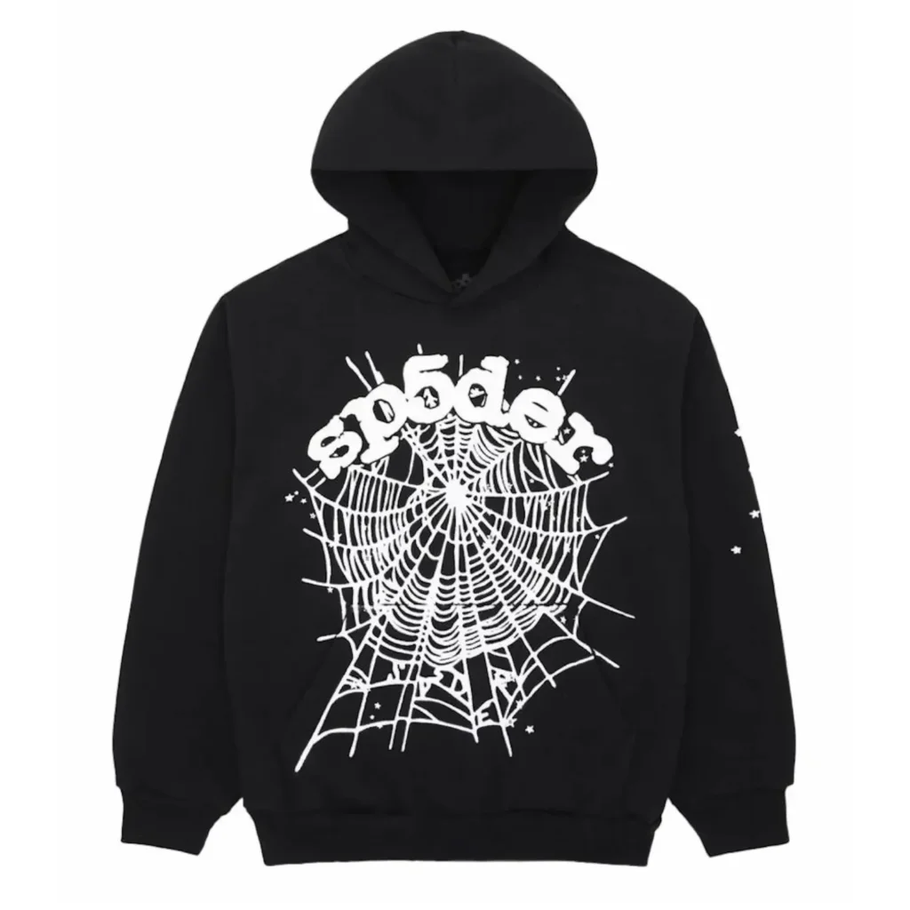 Sp5der-OG-Web-Hoodie-Black